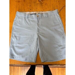 Peter Millar Sz 34 Crown Sport Four Way Stretch  Performance Shorts Baby Blue